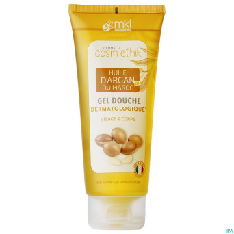 Cosm'ethik gel douche huile argan bio maroc 200ml