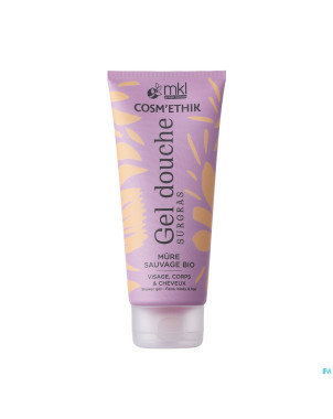 Cosm'ethik gel douche mure sauvage bio tube 200ml