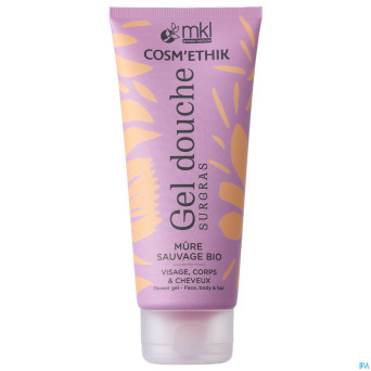 Cosm'ethik gel douche mure sauvage bio tube 200ml