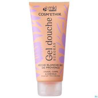 Cosm'ethik gel douche peche bio provence tube200ml