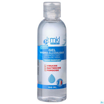 Mkl gel hydroalcoolique s/parfum fl 100ml