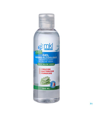 Mkl gel hydroalcoolique aloe vera fl 100ml