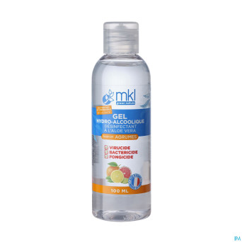 Mkl gel hydroalcoolique agrumes fl 100ml