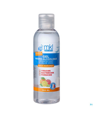 Mkl gel hydroalcoolique agrumes fl 100ml