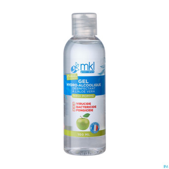 Mkl gel hydroalcoolique pomme fl 100ml