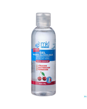 Mkl gel hydroalcoolique cerise fl 100ml