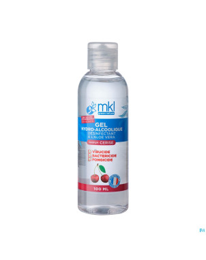 Mkl gel hydroalcoolique cerise fl 100ml