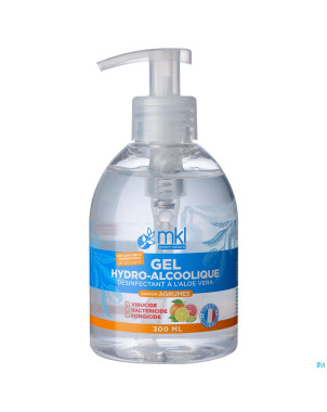 Mkl gel hydroalcoolique agrumes fl pompe 300ml