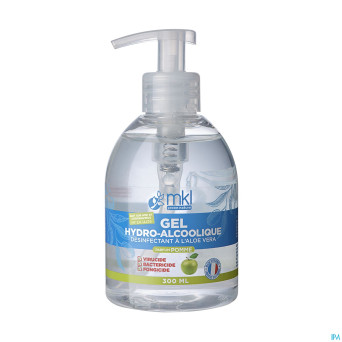Mkl gel hydroalcoolique pomme fl pompe 300ml