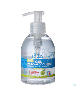 Mkl gel hydroalcoolique pomme fl pompe 300ml