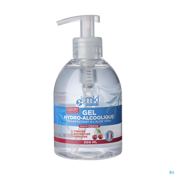 Mkl gel hydroalcoolique cerise fl pompe 300ml