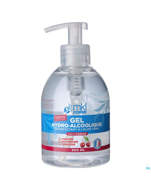 Mkl gel hydroalcoolique cerise fl pompe 300ml