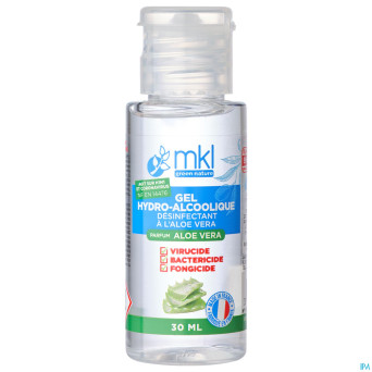 Mkl gel hydroalcoolique aloe vera fl 30ml