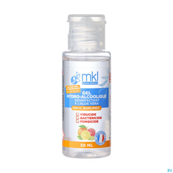 Mkl gel hydroalcoolique agrumes fl 30ml