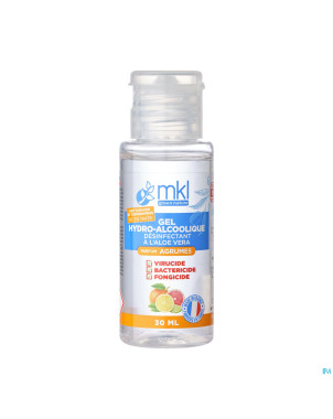 Mkl gel hydroalcoolique agrumes fl 30ml