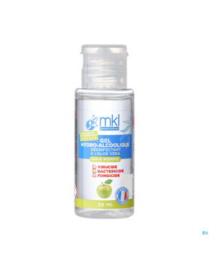 Mkl gel hydroalcoolique pomme fl 30ml