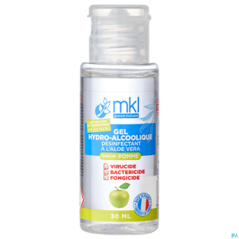 Mkl gel hydroalcoolique pomme fl 30ml