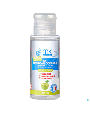 Mkl gel hydroalcoolique pomme fl 30ml