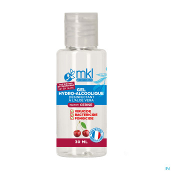 Mkl gel hydroalcoolique cerise fl 30ml