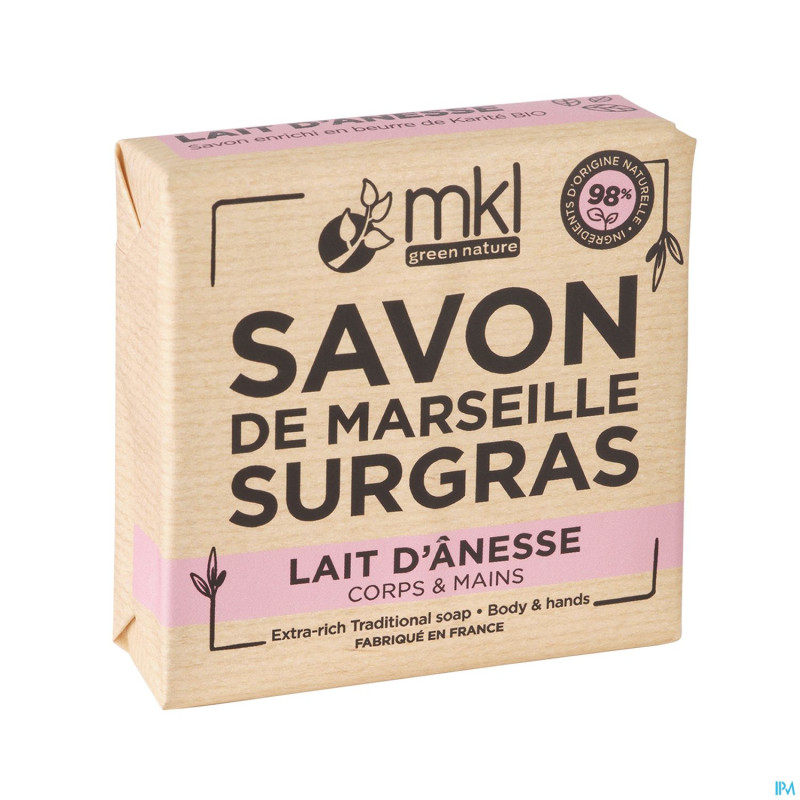 Mkl savon marseille surgras lait anesse 100g