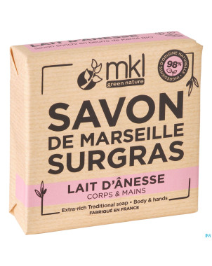 Mkl savon marseille surgras lait anesse 100g