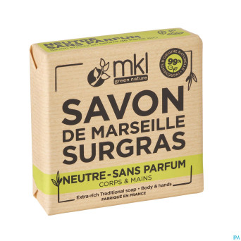Mkl savon marseille surgras neutre 100g
