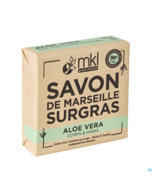 Mkl savon marseille surgras aloe vera 100g