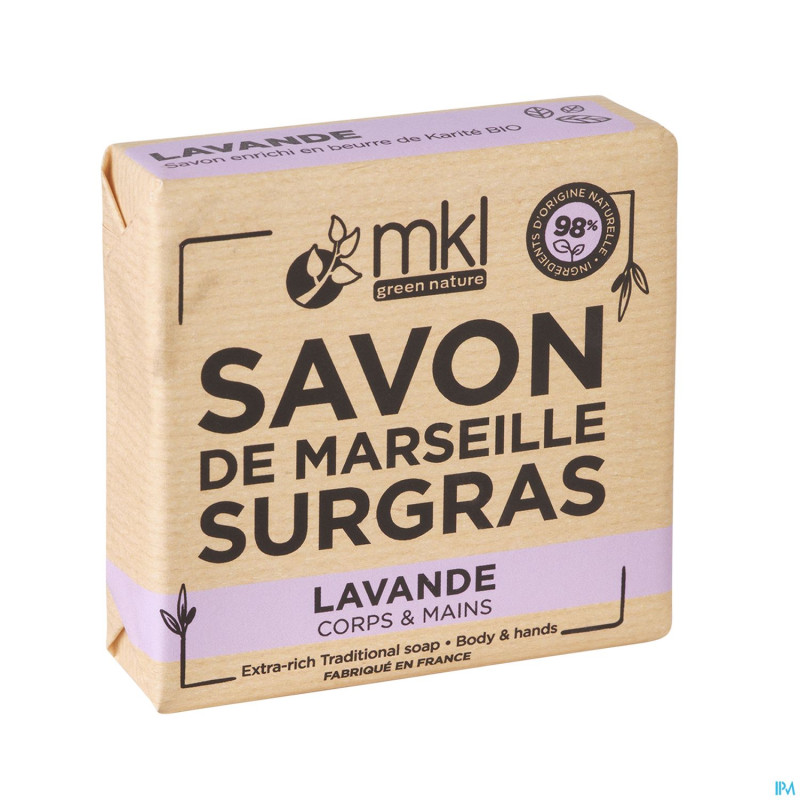 Mkl savon marseille surgras lavande 100g