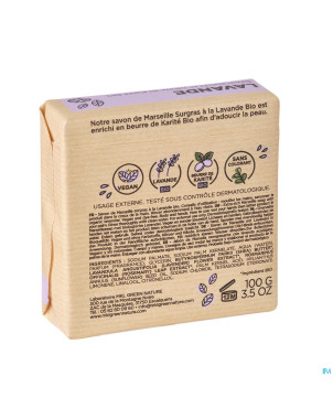 Mkl savon marseille surgras lavande 100g