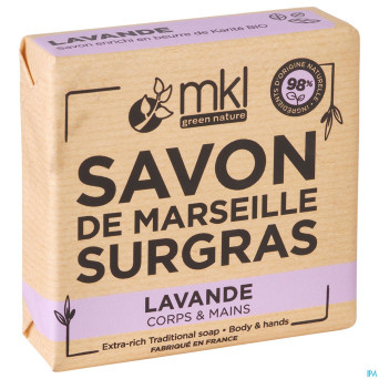 Mkl savon marseille surgras lavande 100g