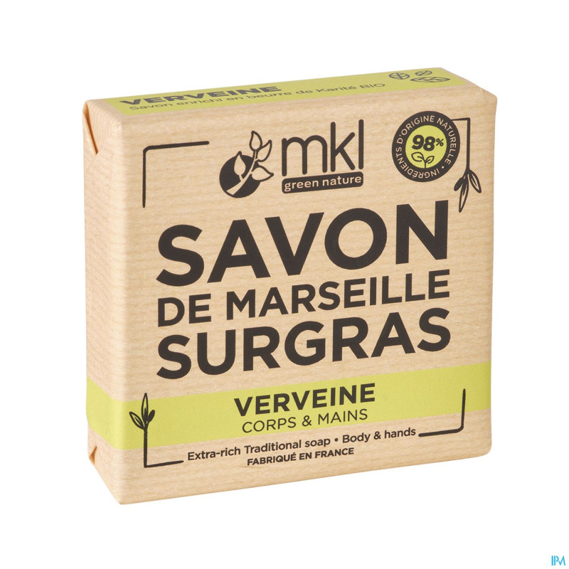 Mkl savon marseille surgras verveine 100g