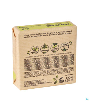Mkl savon marseille surgras verveine 100g