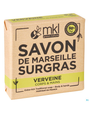 Mkl savon marseille surgras verveine 100g