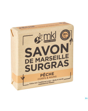 Mkl savon marseille surgras peche 100g