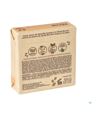 Mkl savon marseille surgras peche 100g