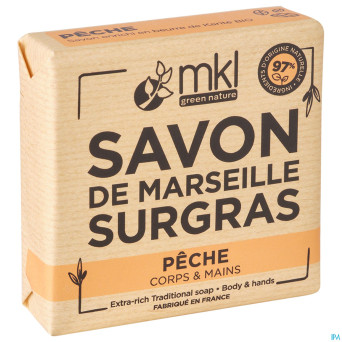 Mkl savon marseille surgras peche 100g