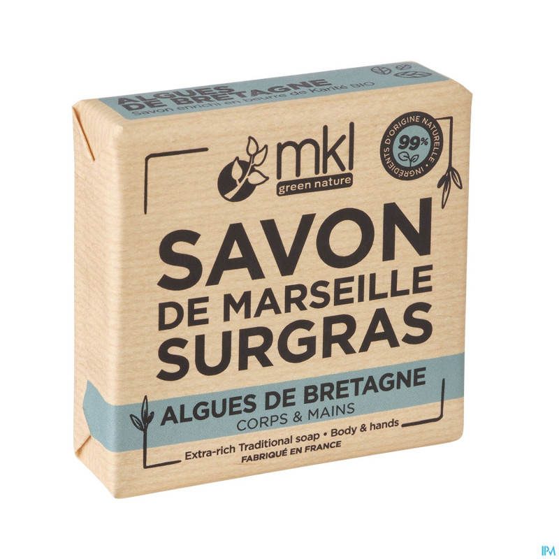 Mkl savon marseille surgras algues bretagne 100g