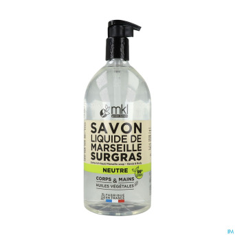 Mkl savon liquide marseille surgras neutre fl 1l