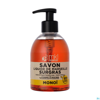 Mkl savon liquide marseille surgras monoi fl 300ml