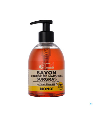 Mkl savon liquide marseille surgras monoi fl 300ml
