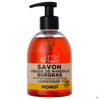 Mkl savon liquide marseille surgras monoi fl 300ml