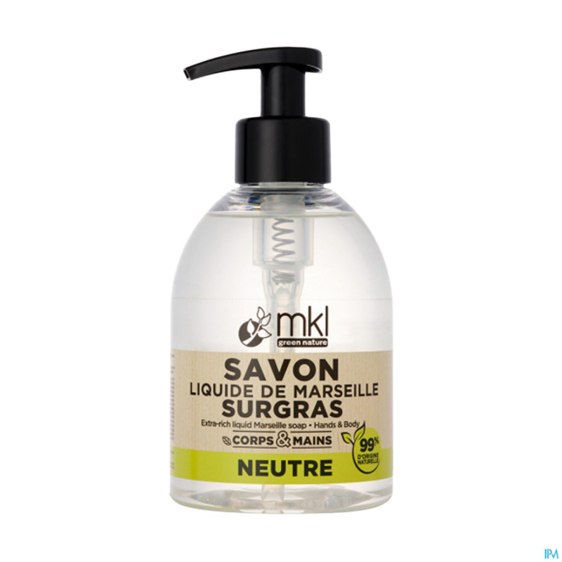Mkl savon liquide marseille surgras neutre fl300ml