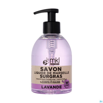 Mkl savon liquide marseille surgras lavande  300ml