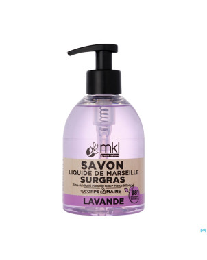 Mkl savon liquide marseille surgras lavande  300ml