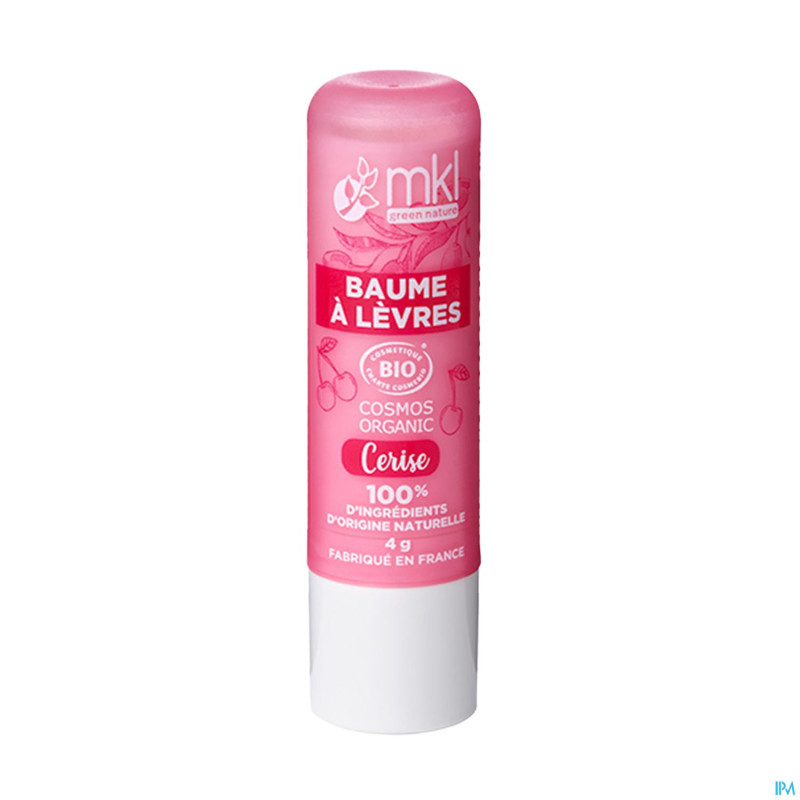 Mkl baume levres bio cerise stick 4g