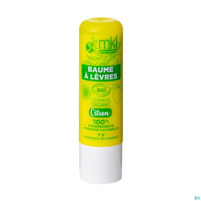 Mkl baume levres bio citron stick 4g