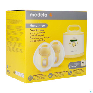 Medela handsfr.set doub.collect.tire lait symph.m