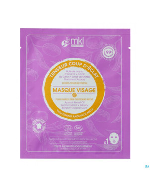 Mkl masque visage tenseur coup eclat cosm.sach10ml