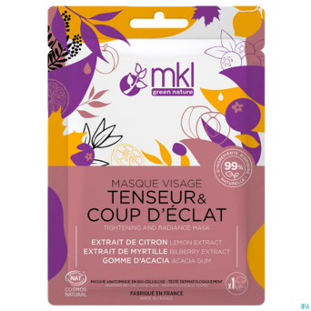 Mkl masque visage tenseur coup eclat cosm.sach10ml