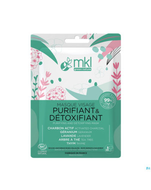 Mkl masque visage purifiant detox cosmos sach 10ml